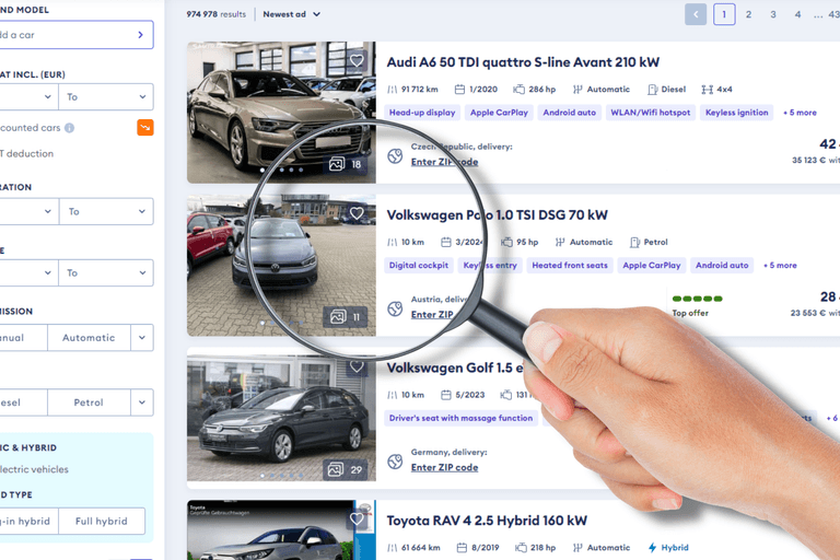 Importer une voiture d'Europe pas chère - Image principale